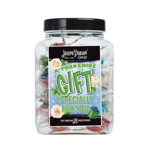 Yorkshire Gift Assorted Wrapped Lollies 40 Per Jar