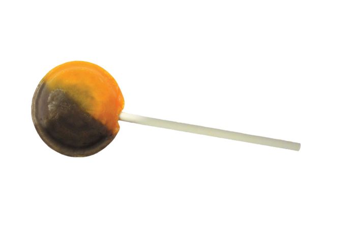 Chocolate Orange 50 Lollies Per Jar