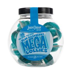 Blue Raspberry 10 Lollies Per Jar