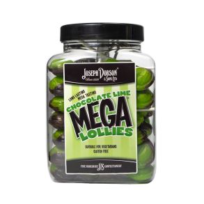 Chocolate Lime 50 Lollies Per Jar