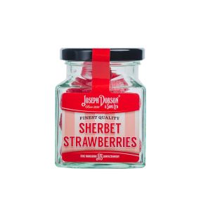 Sherbet Strawberries 170g Glass Jar