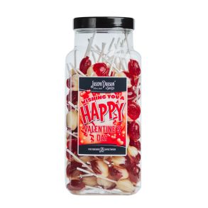 Valentine's Lollies 90 Per Large Jar