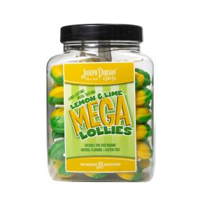 Lemon & Lime 50 Lollies Per Jar