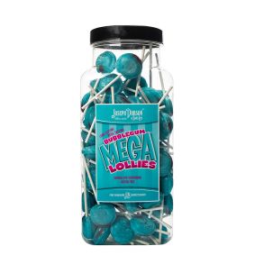 Bubblegum 90 Lollies Per Jar