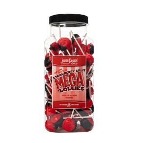 Strawberry Split 90 Lollies Per Jar