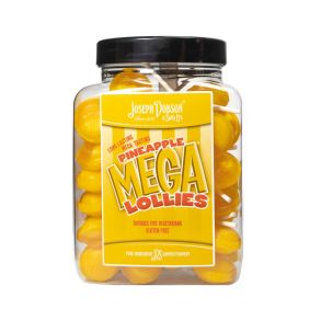 Pineapple 50 Lollies Per Jar