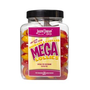 Rhubarb & Custard 50 Lollies Per Jar