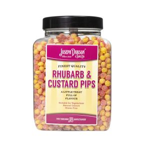 Rhubarb & Custard Pips 1.50kg Medium Jar