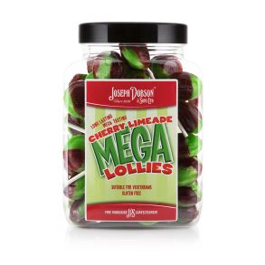 Cherry Limeade 50 Lollies Per Jar