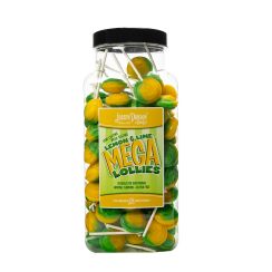 Lemon & Lime 90 Lollies Per Jar